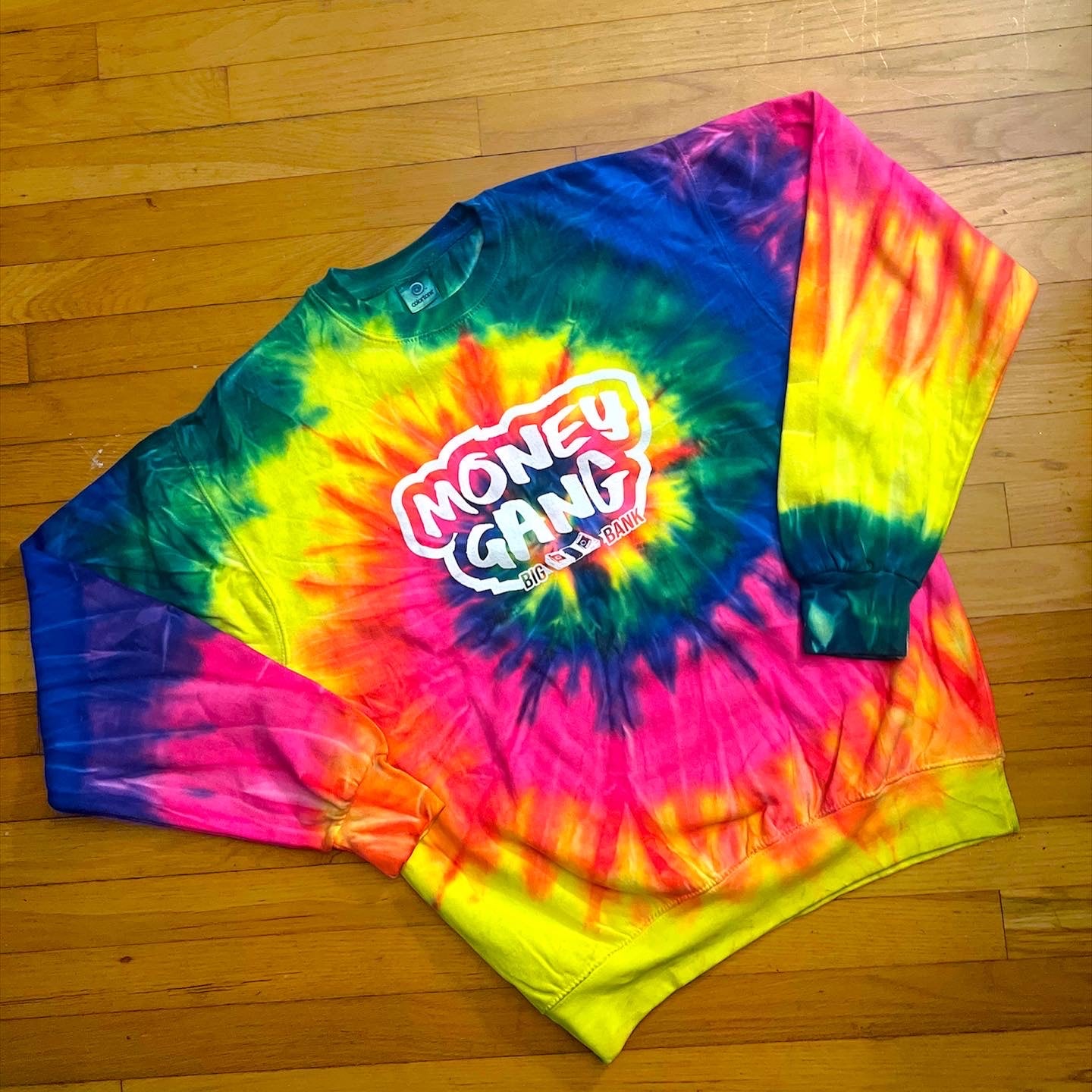 Tie Dye Crew Neck Sweatshirts