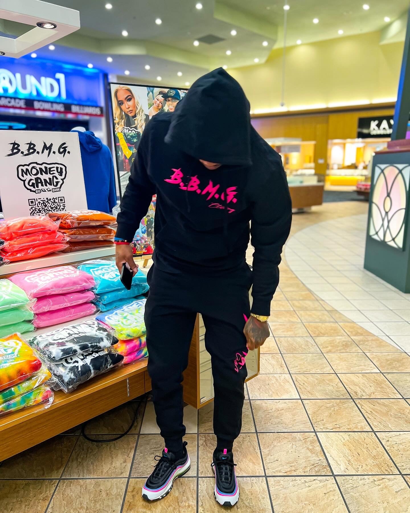 Pull Over Hooded Jogger Sweat Suits